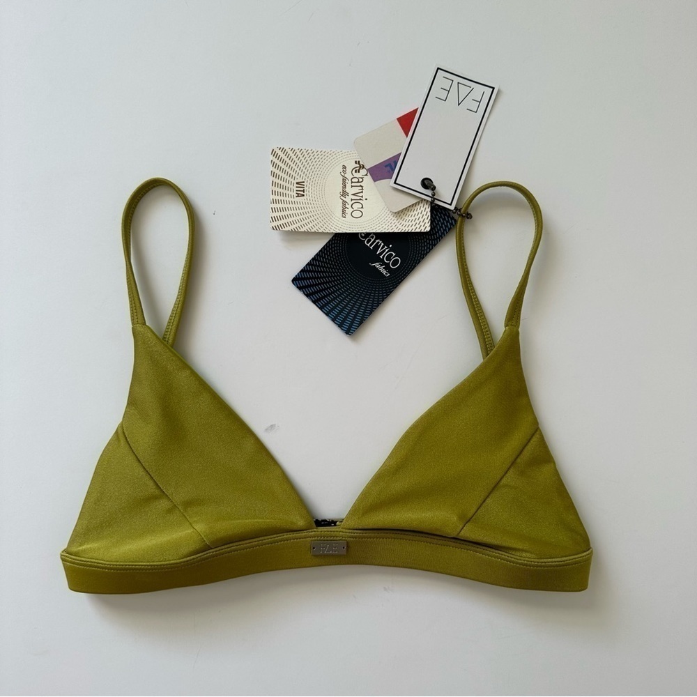 FAE LUNA BIKINI TOP KIWI NWT XS